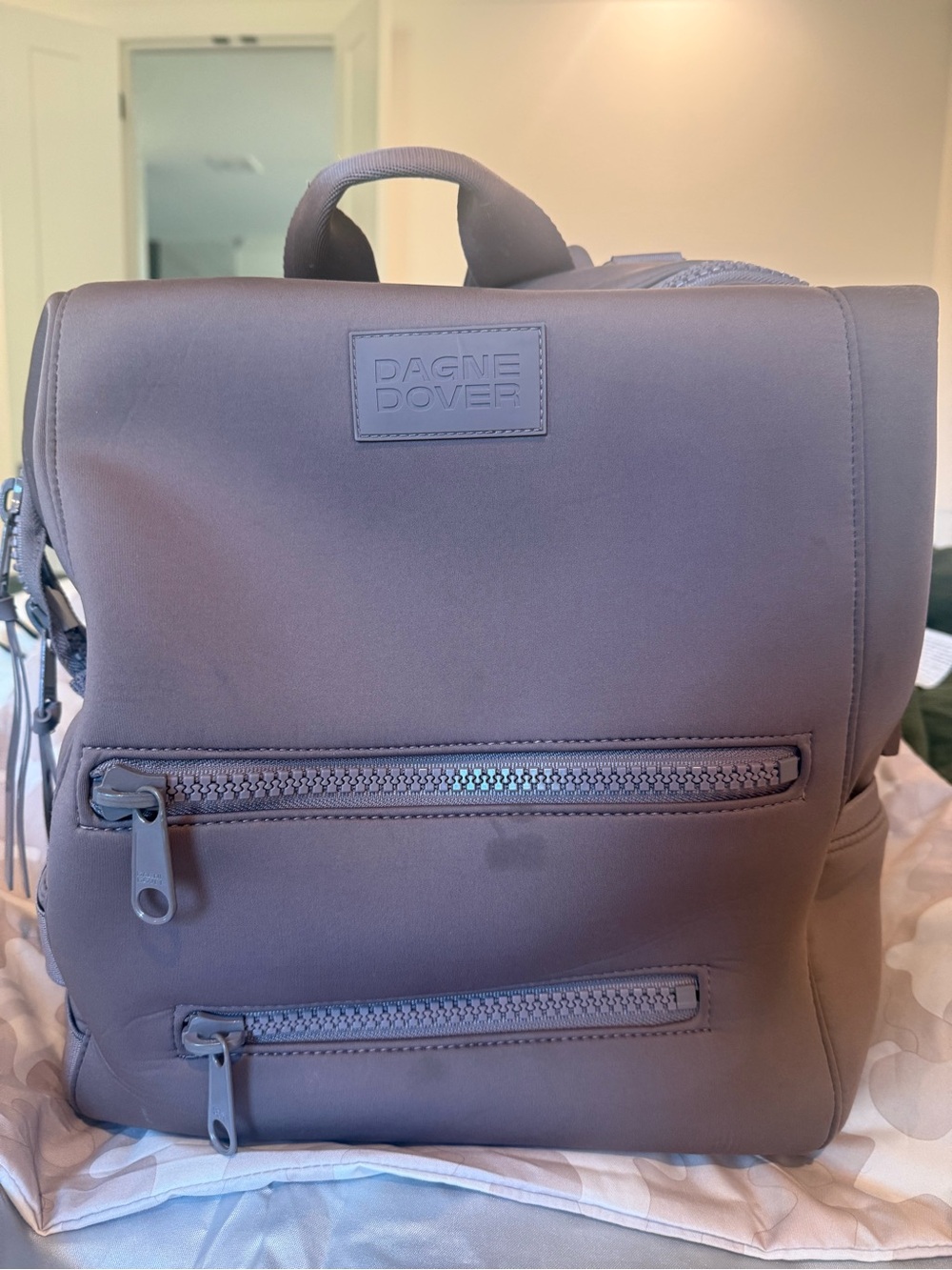 Dagne Dover Diaper Backpack in Dune